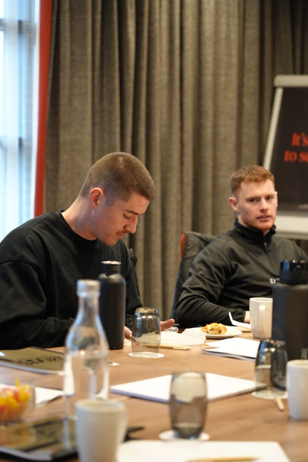 Excape coaches in a workshop discussion