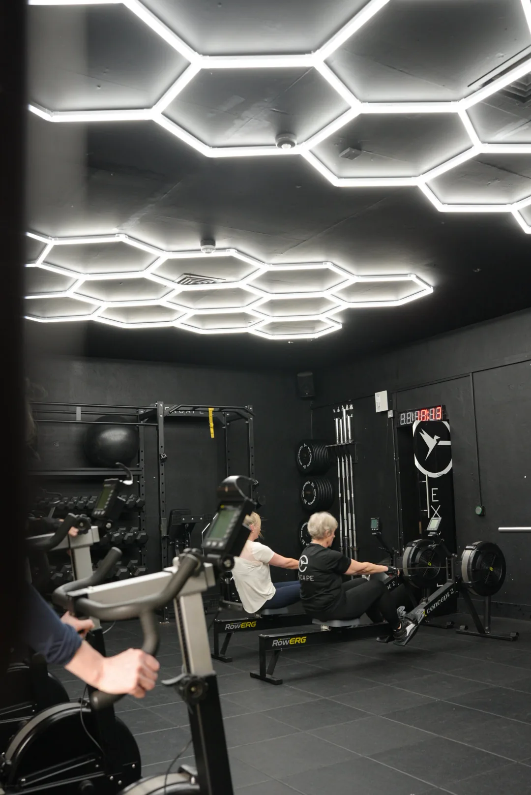The training floor at an Excape studio