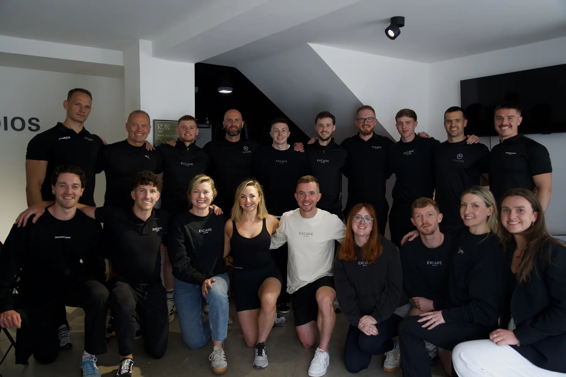 The Excape Studios team together