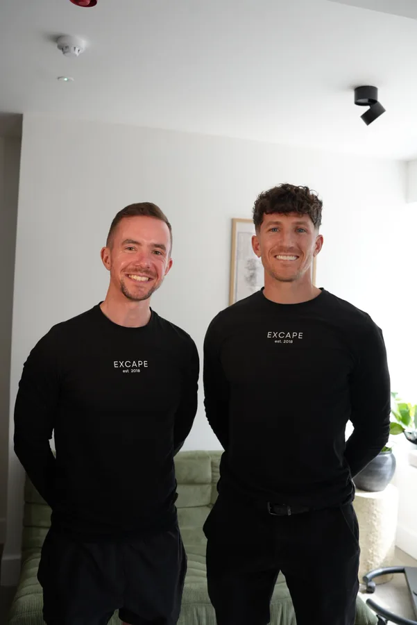 Andy and Dave, founders of Excape Studios